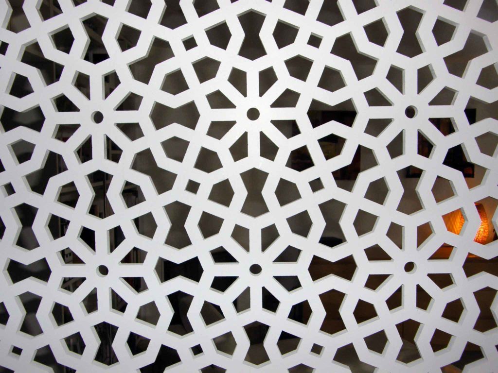 claustra design arabesque blanc