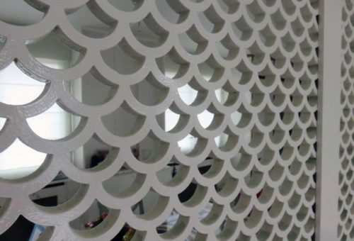 claustra bois moderne blanc
