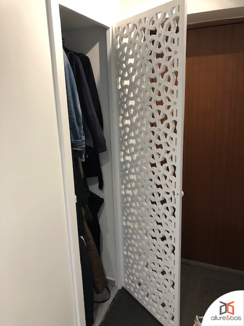 Porte de dressing pour entrée d'appartement