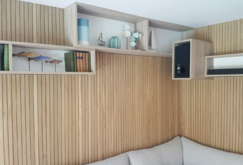 mur en bois