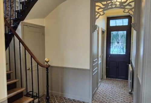 imposte en bois sur-mesure contemporaine
