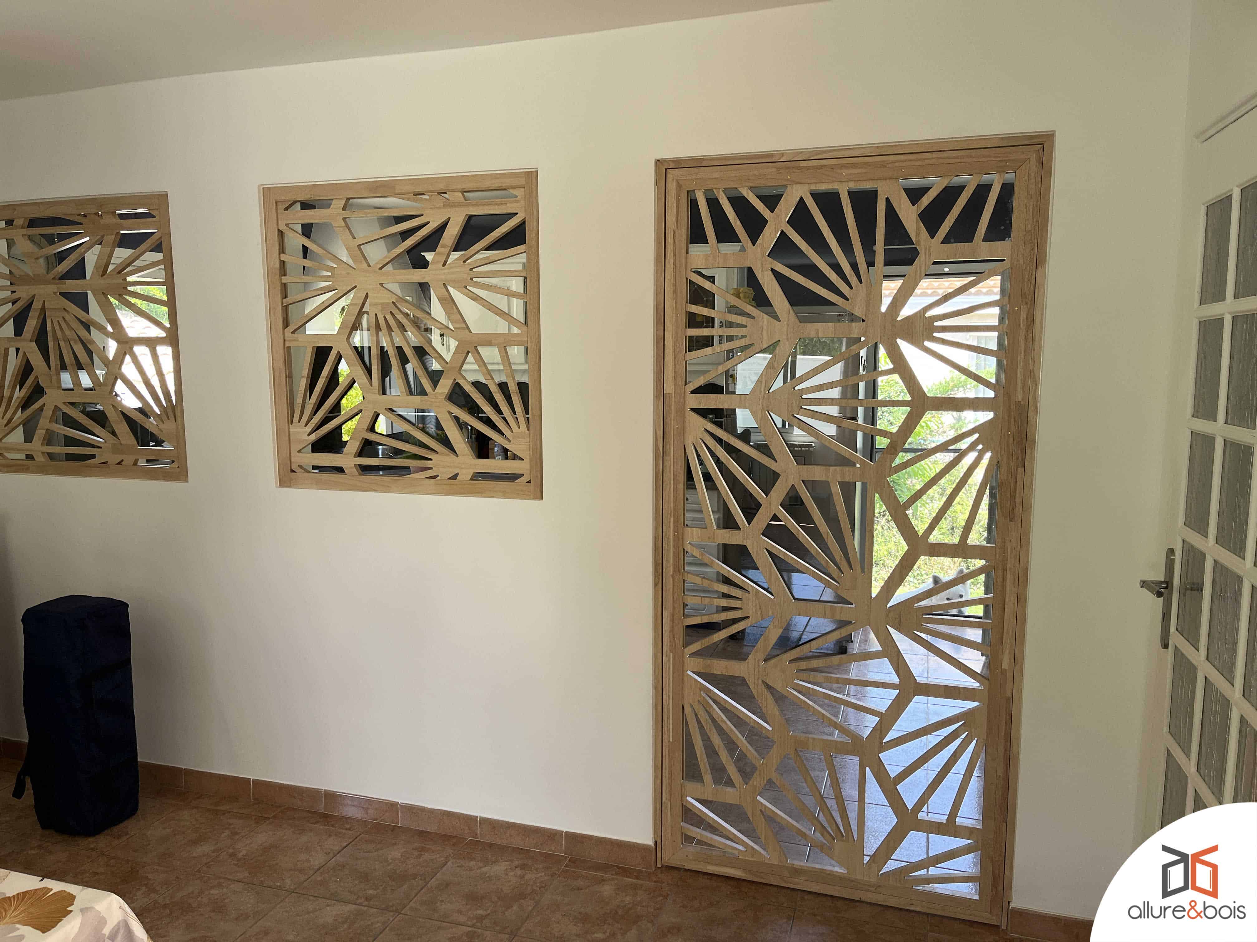 claustra bois verre contemporain